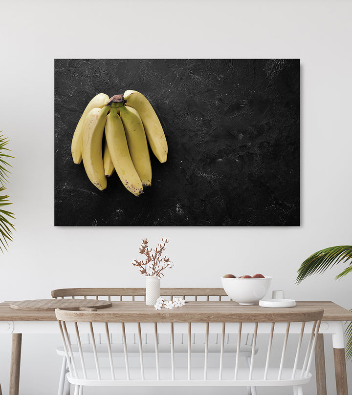 Canvastavla - Yellow bananas
