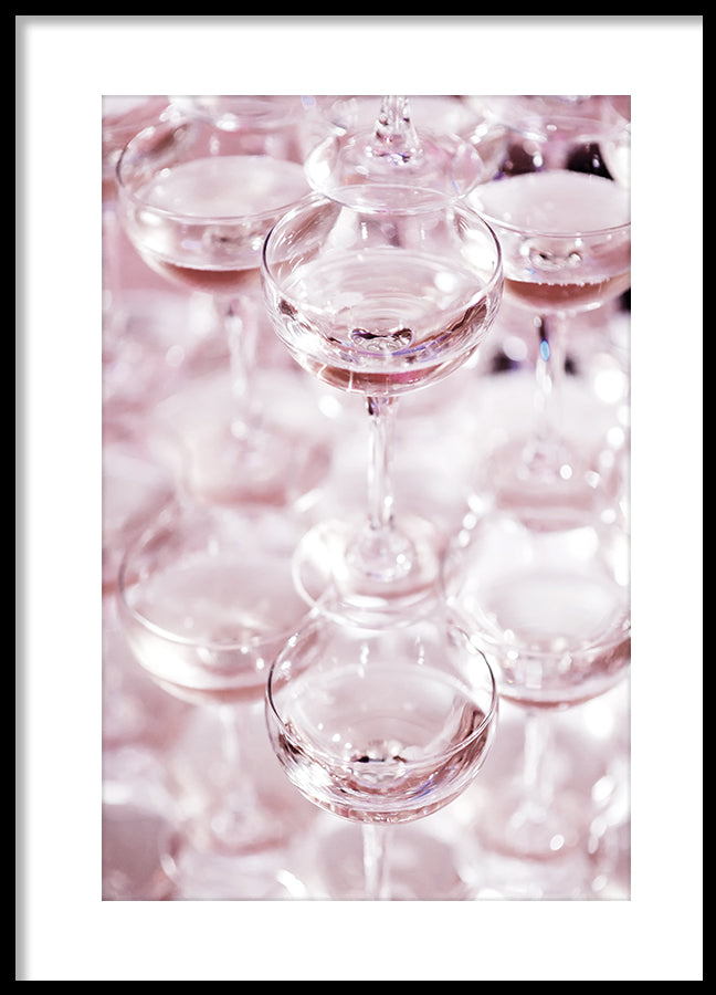 Poster - Champagne Pyramid