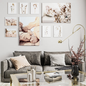 Poster - Dry purple flower