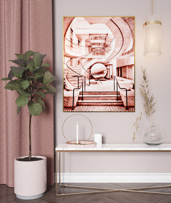 Poster - Sphere Rose