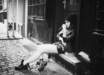 Canvastavla - Thoughtful