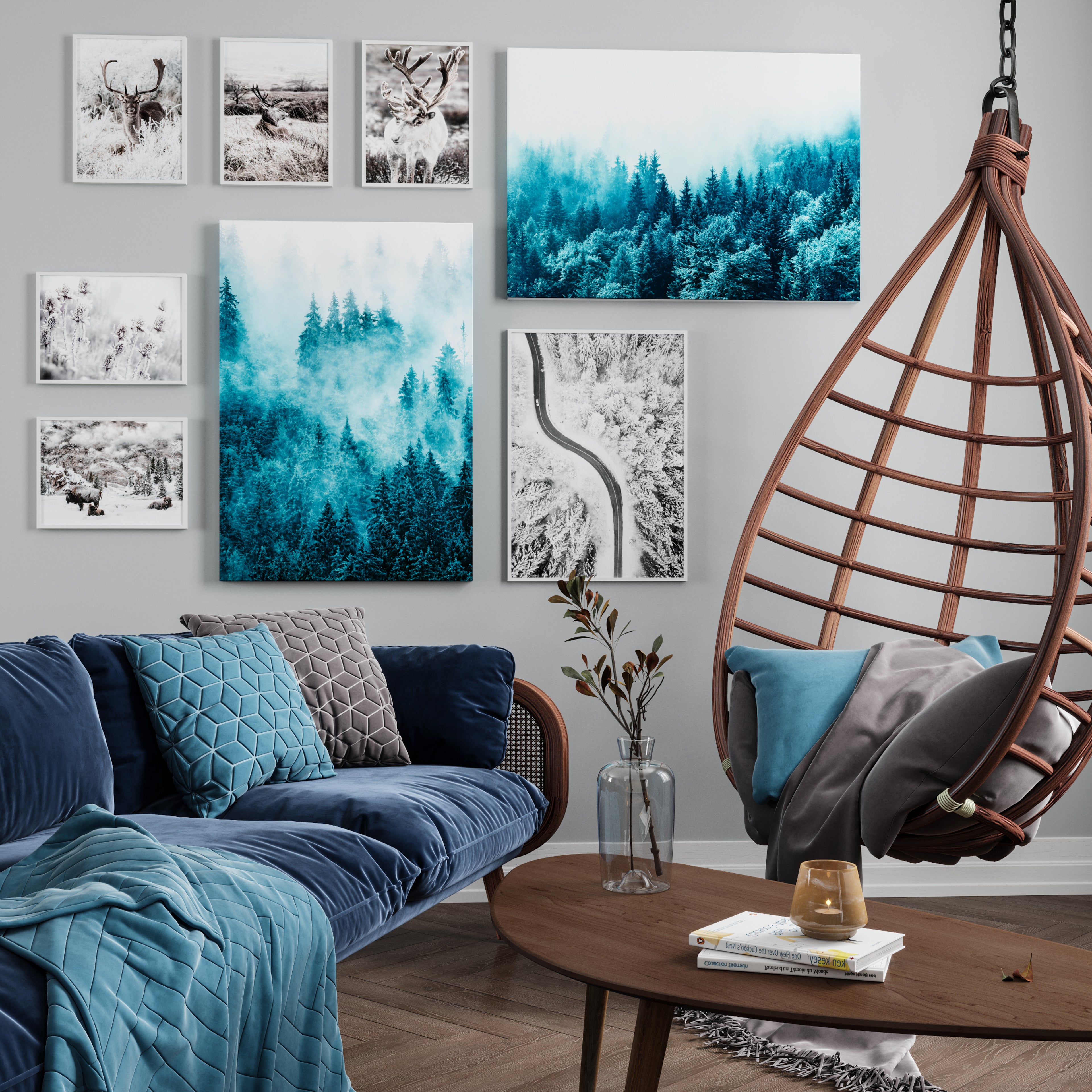 Poster - Misty Mountains