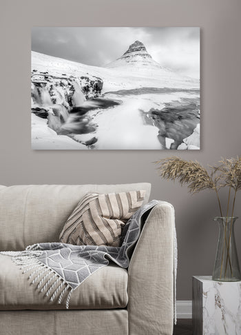 Canvastavla - Snowy Top