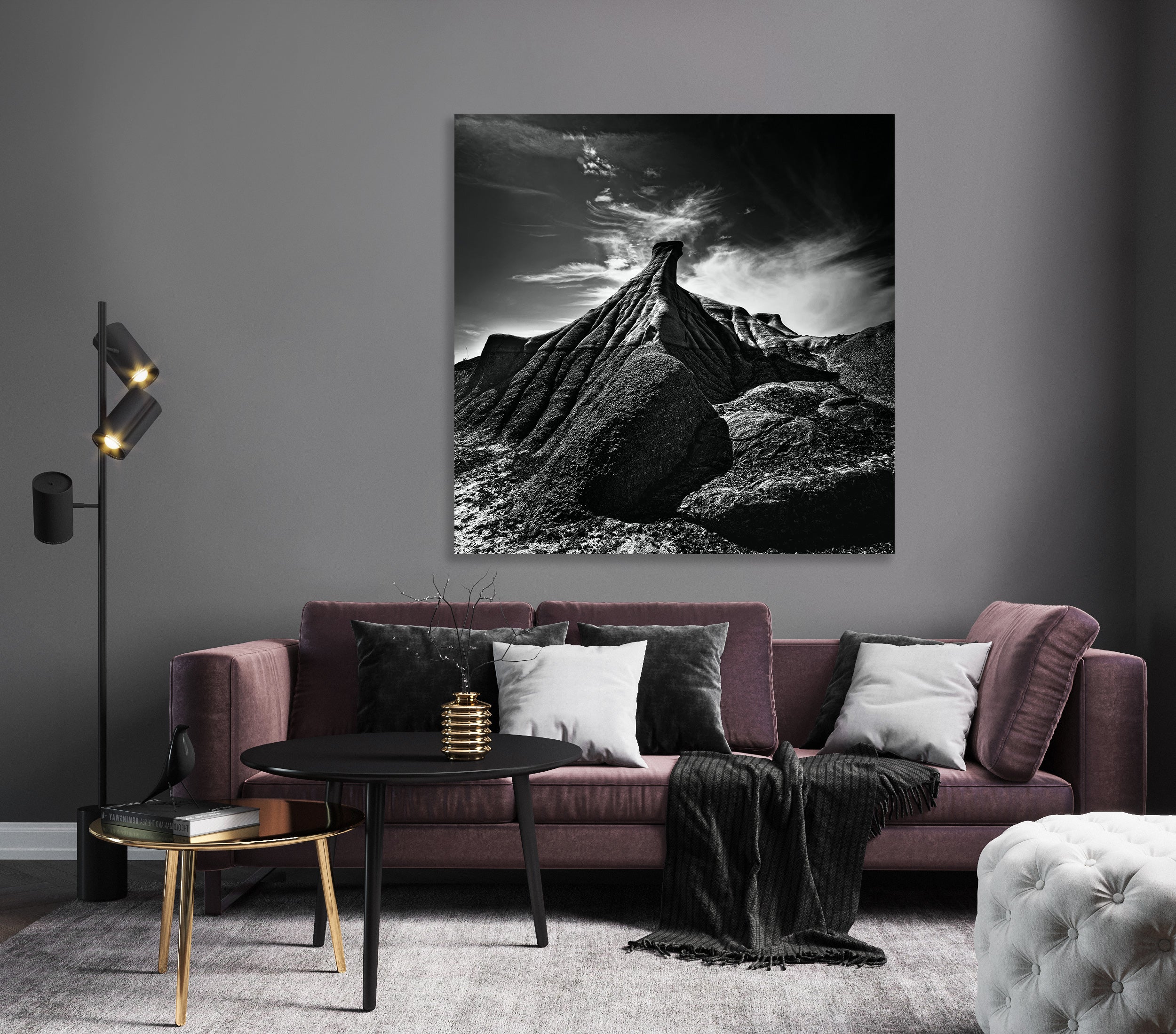 Canvastavla - Volcano