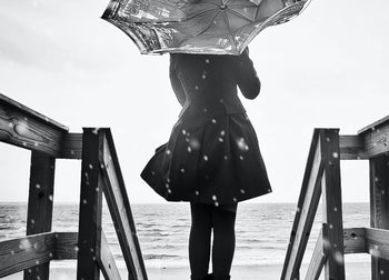 Canvastavla - Beach Rain