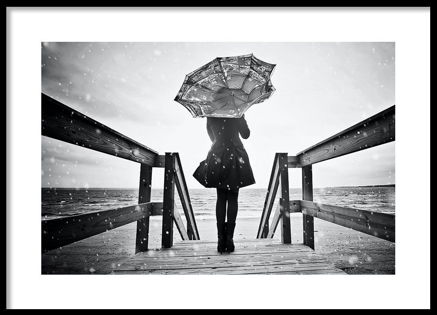 Poster - Beach Rain
