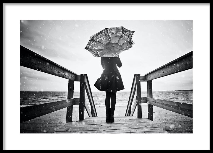 Poster - Beach Rain