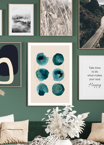 Poster - Green Circles