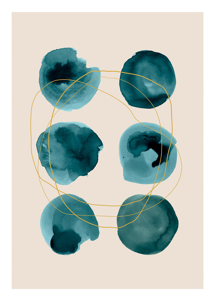 Poster - Green Circles