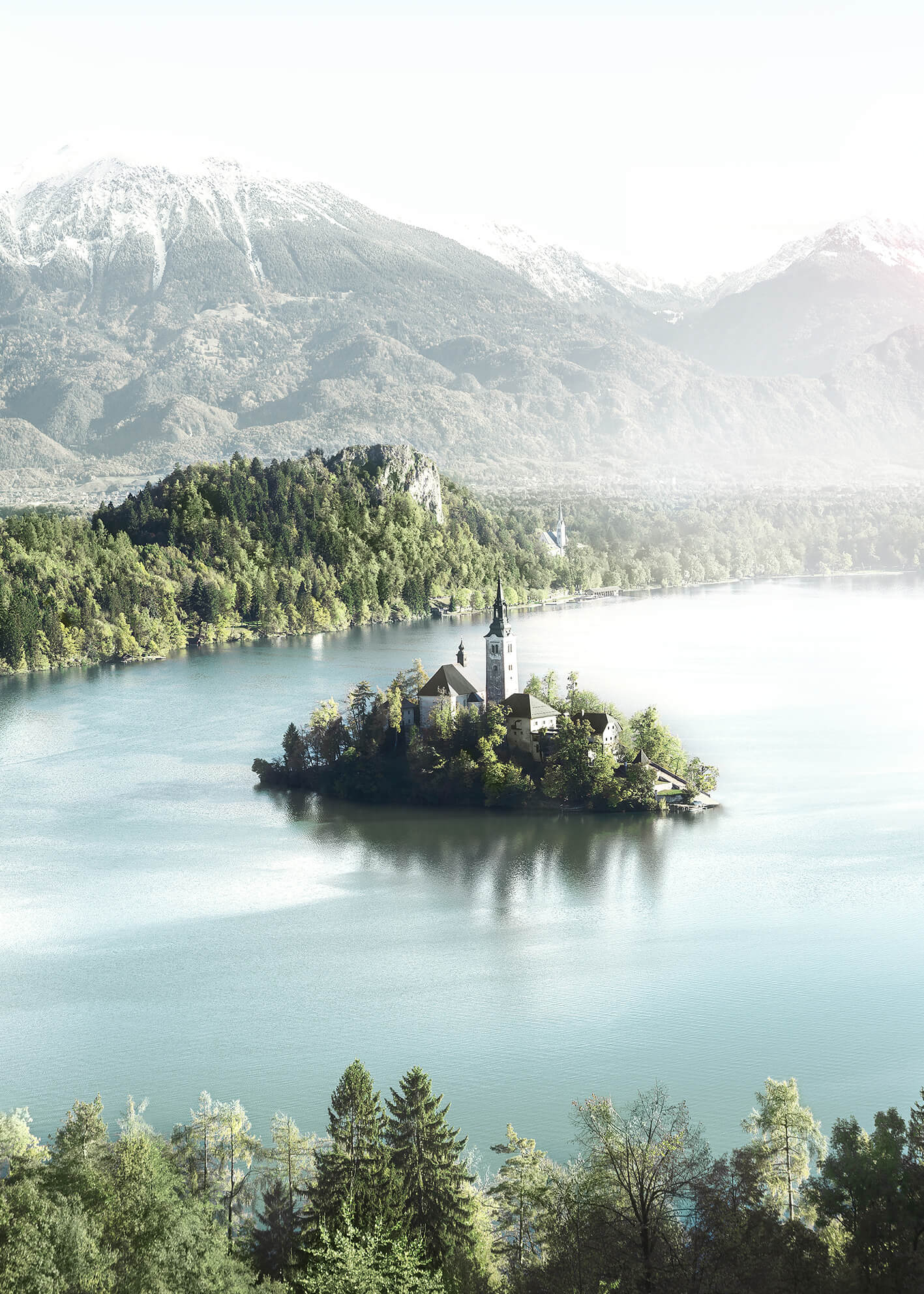 Canvastavla - Lake Bled