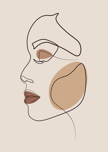Canvastavla - One Line Profile