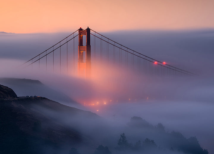 Ljuddämpande tavla - Golden Gate