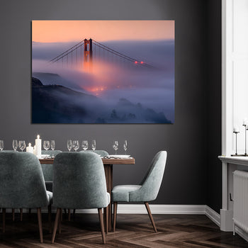 Ljuddämpande tavla - Golden Gate