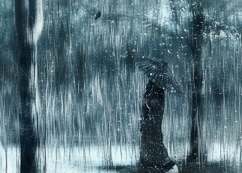 Ljuddämpande tavla - Rain