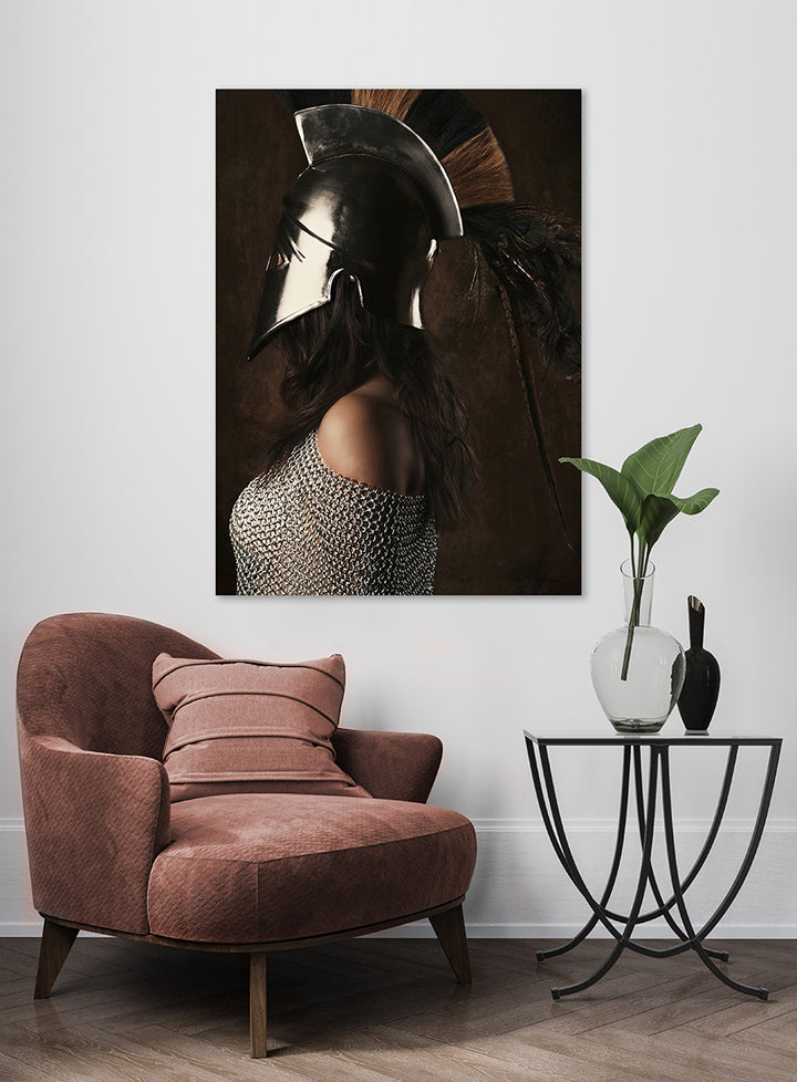 Ljuddämpande tavla - Lady knight