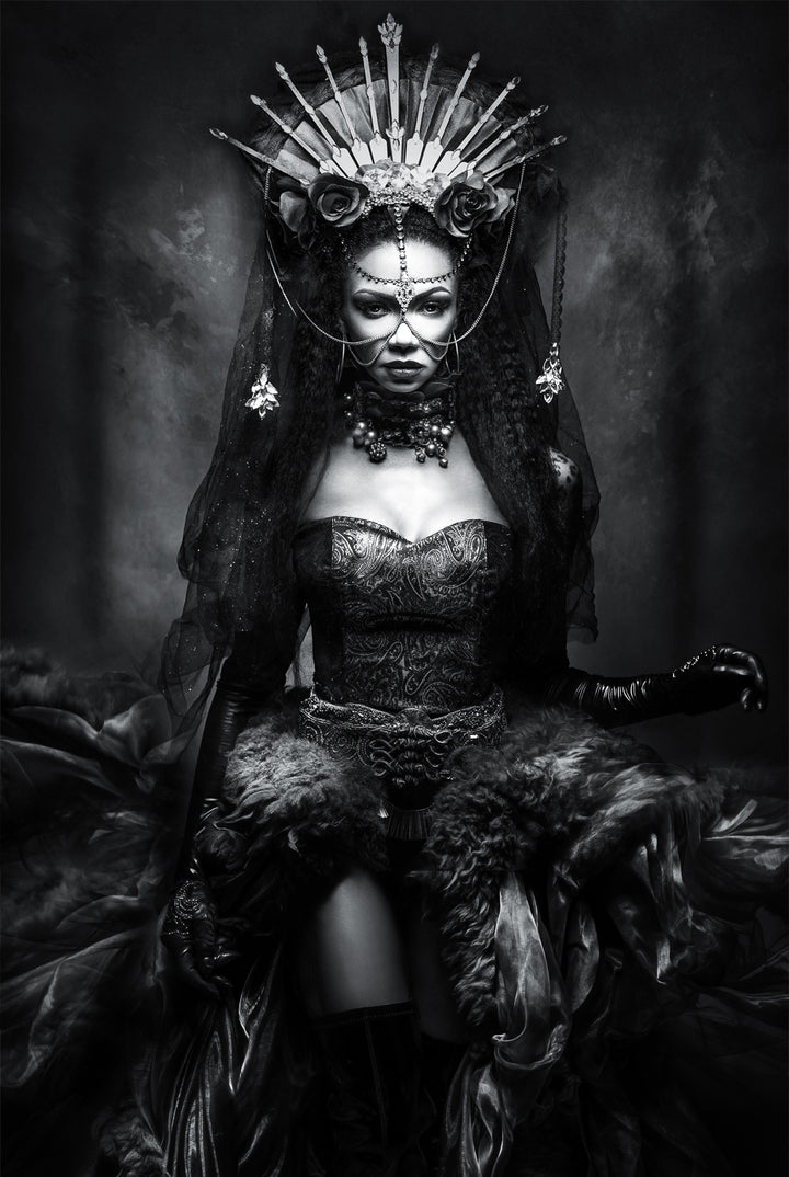 Ljuddämpande tavla - Black Hestia