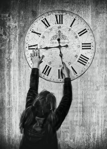 Ljuddämpande tavla - Lost Time is Never Find Again
