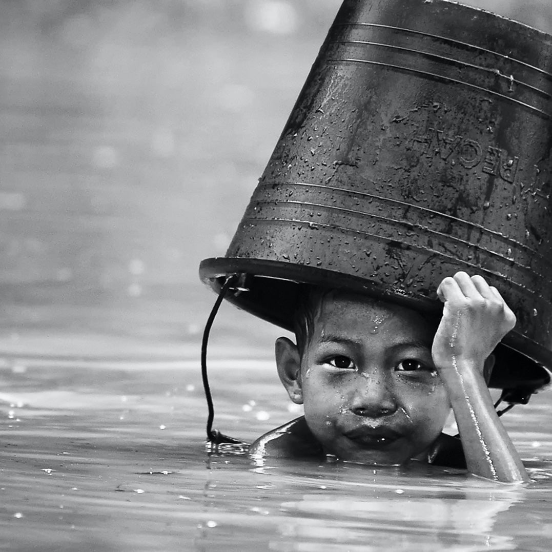 Ljuddämpande tavla - Bucket