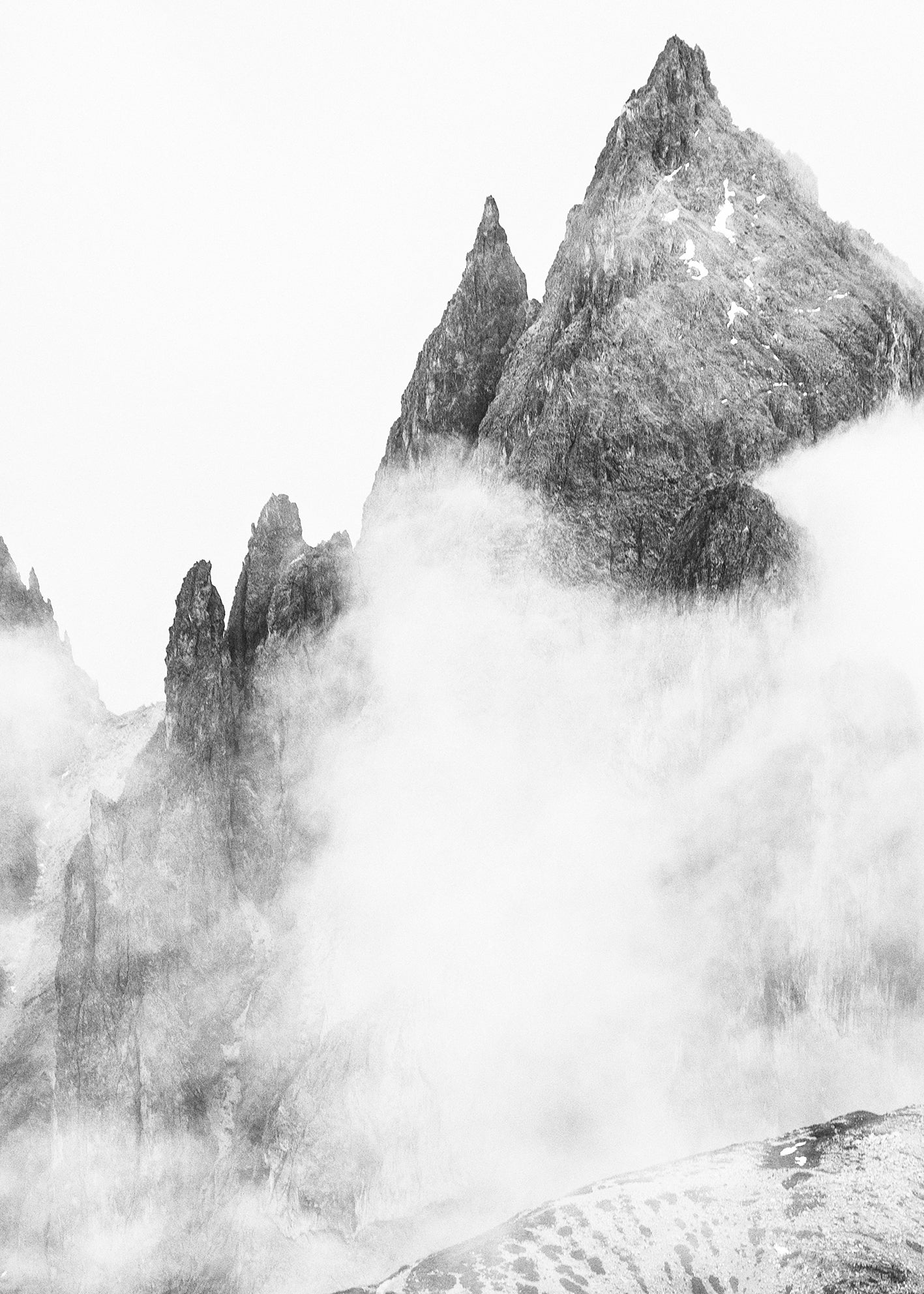 Ljuddämpande tavla - Hazy Peaks