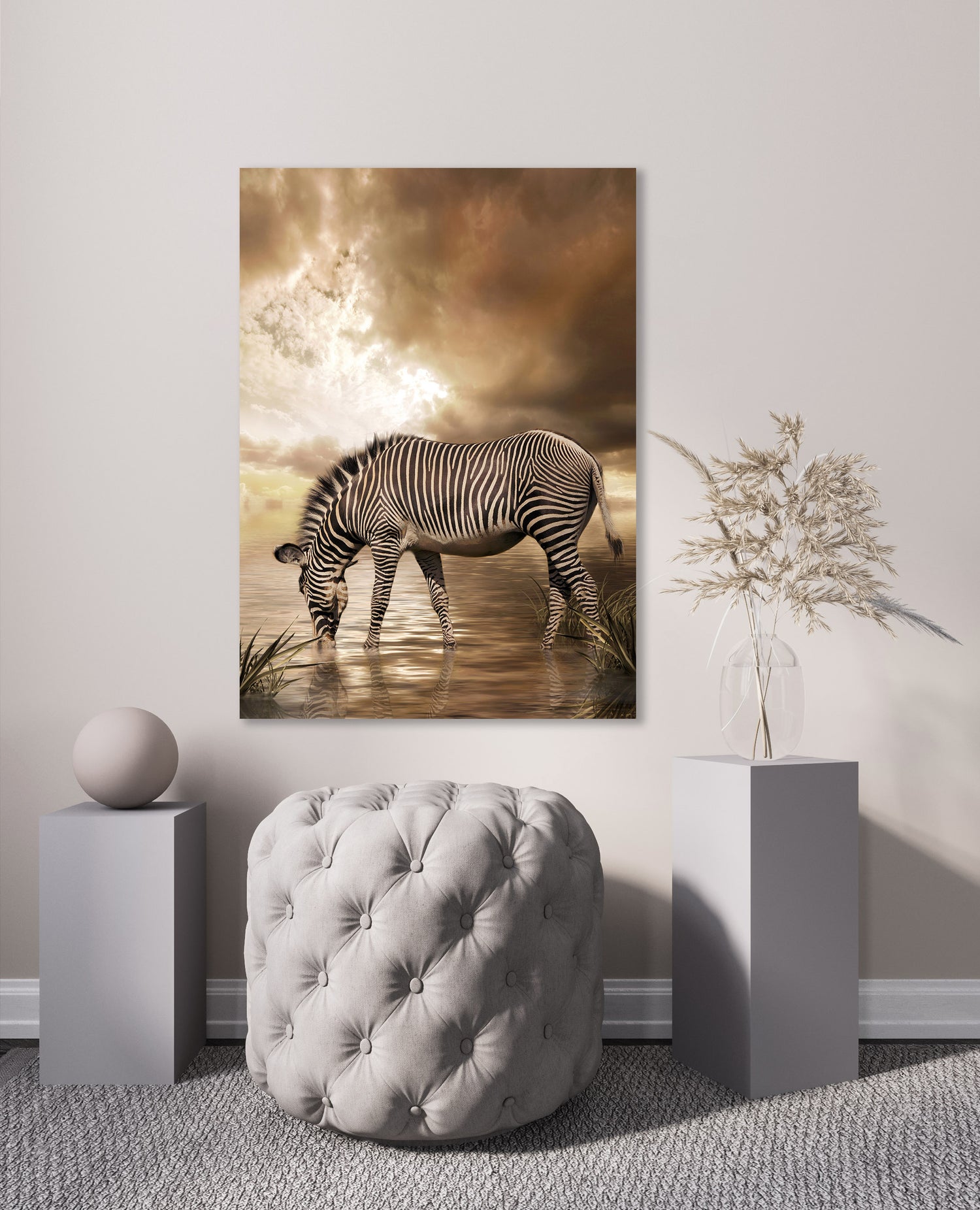 Ljuddämpande tavla - Zebra
