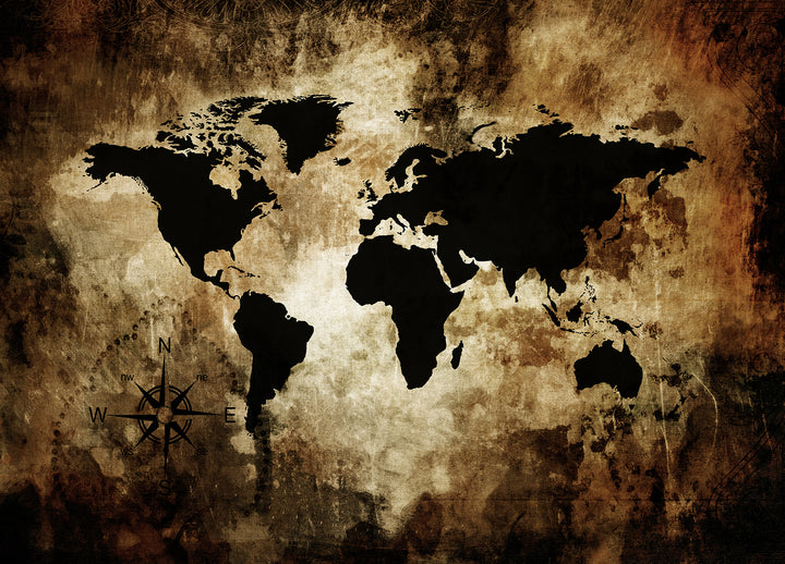 Ljuddämpande tavla - The world map