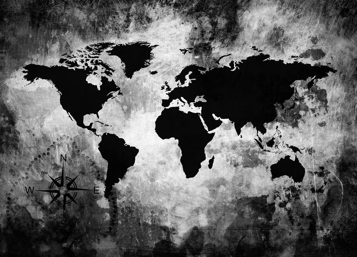 Ljuddämpande tavla - The world map på Världskartan