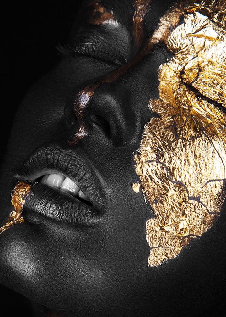 Ljuddämpande tavla - Golden Face