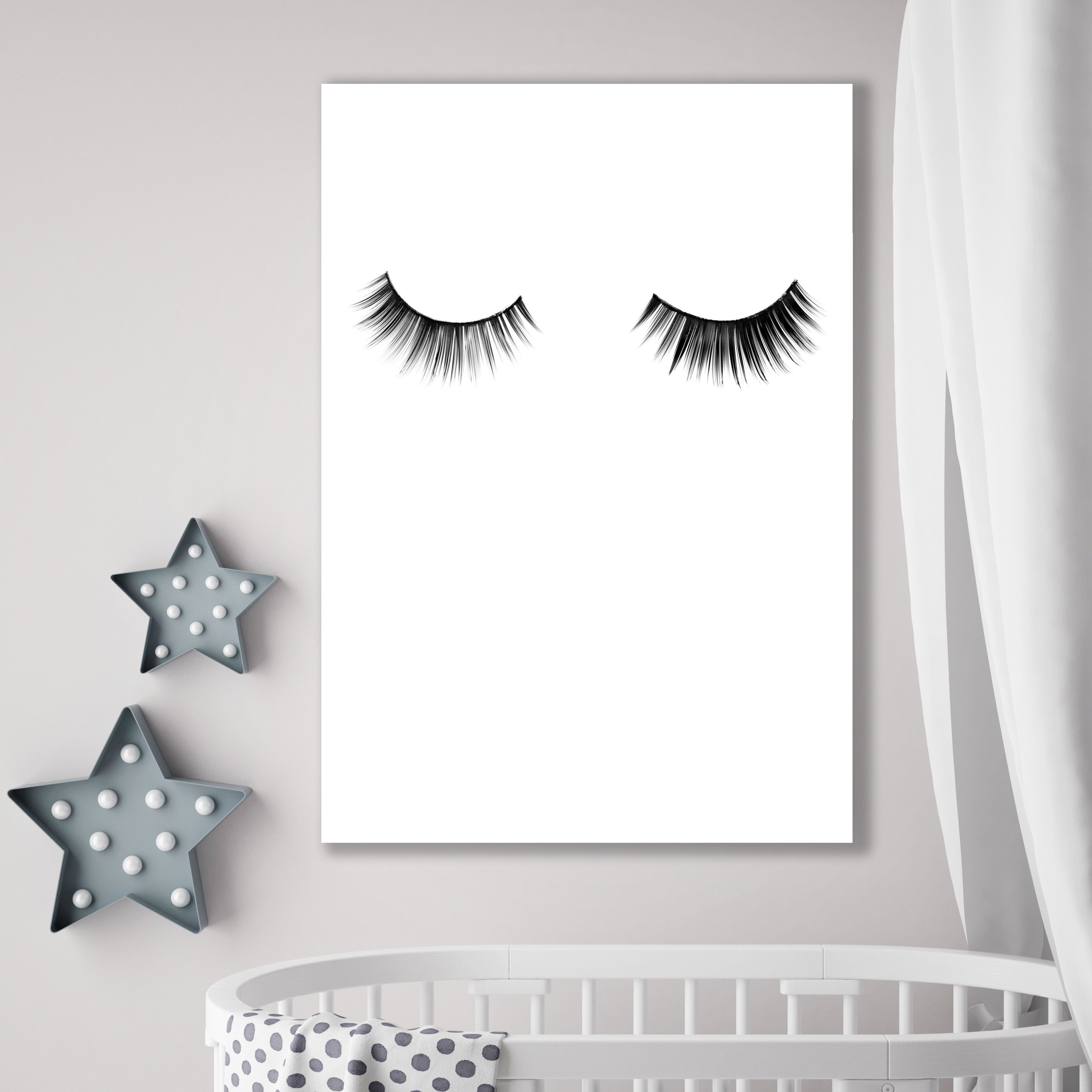 Ljuddämpande tavla - Eyelashes