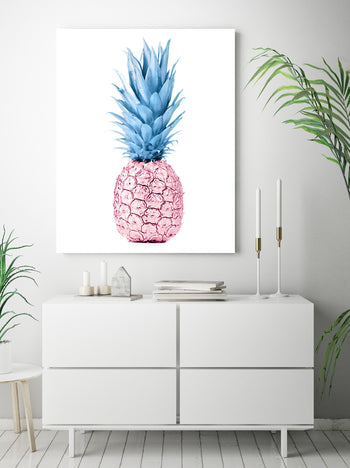 Ljuddämpande tavla - Pink & Blue