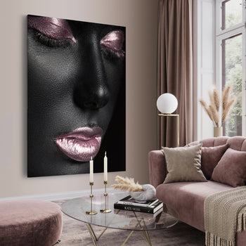 Ljuddämpande tavla - Black & Pink