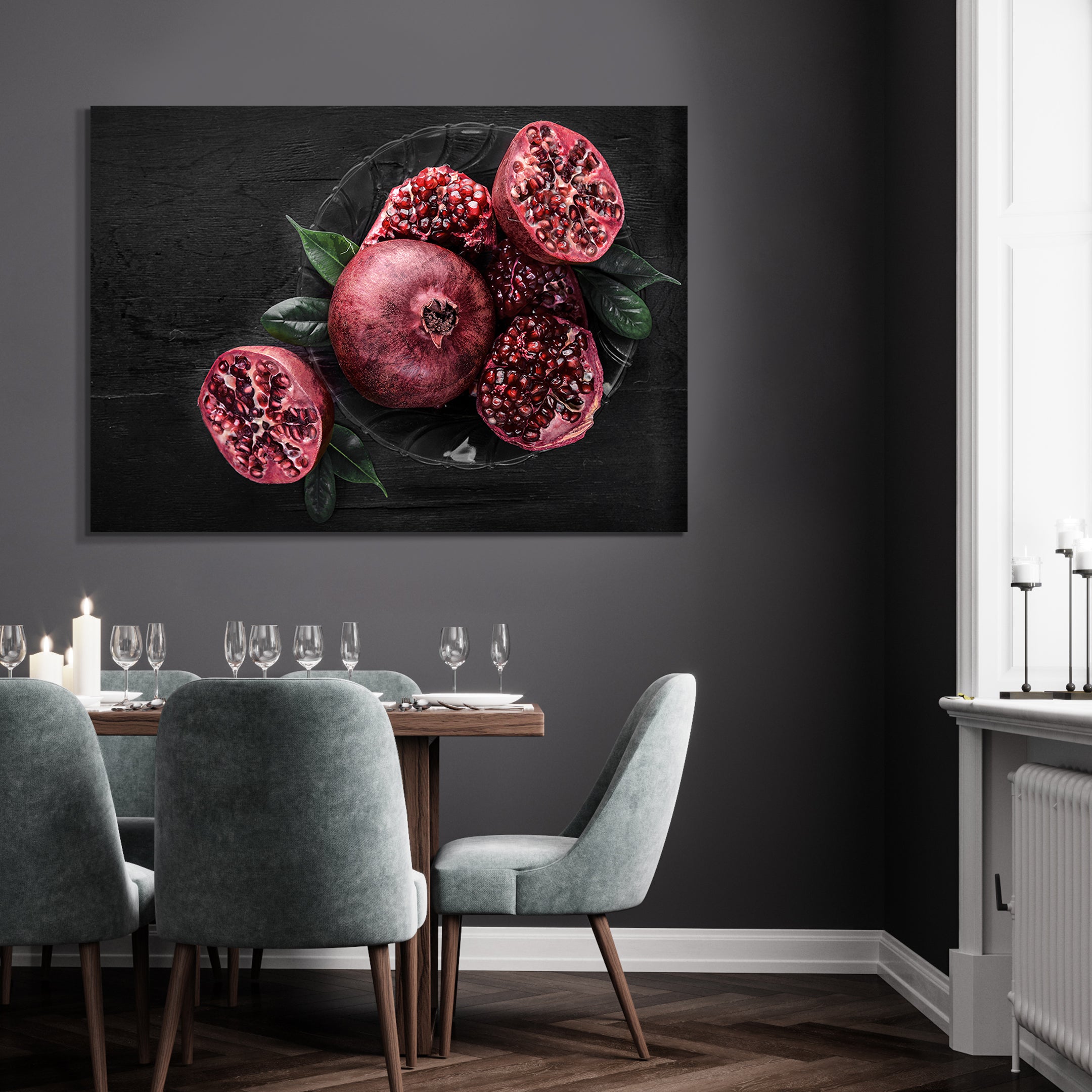 Ljuddämpande tavla - Juicy Pomegranate