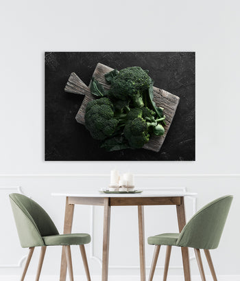 Ljuddämpande tavla - Fresh Green Broccoli