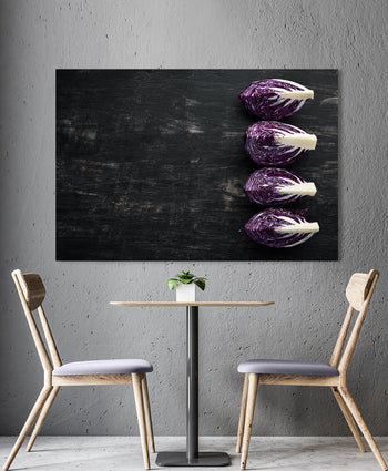 Ljuddämpande tavla - Purple cabbage