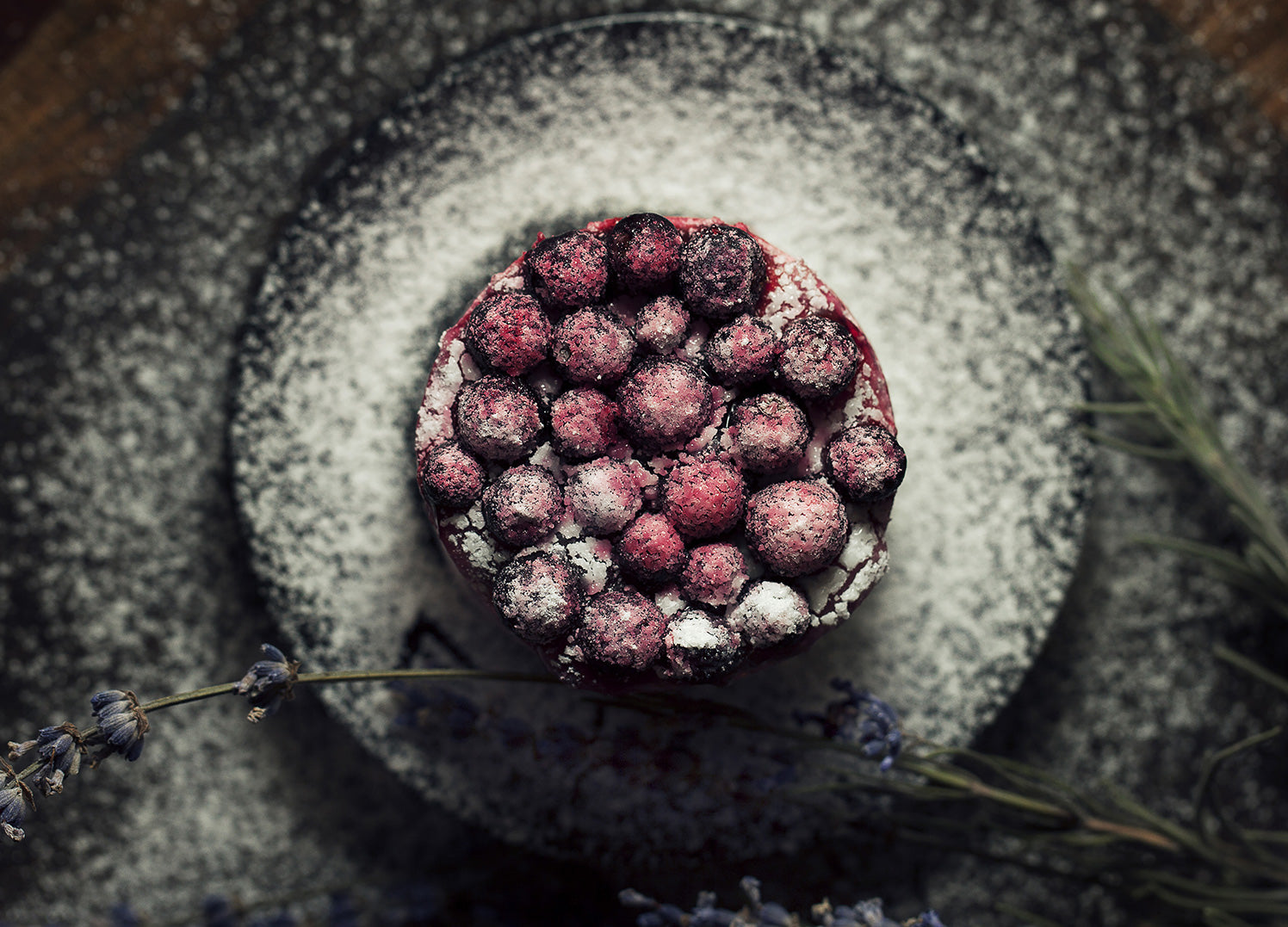 Ljuddämpande tavla - Berry Cake