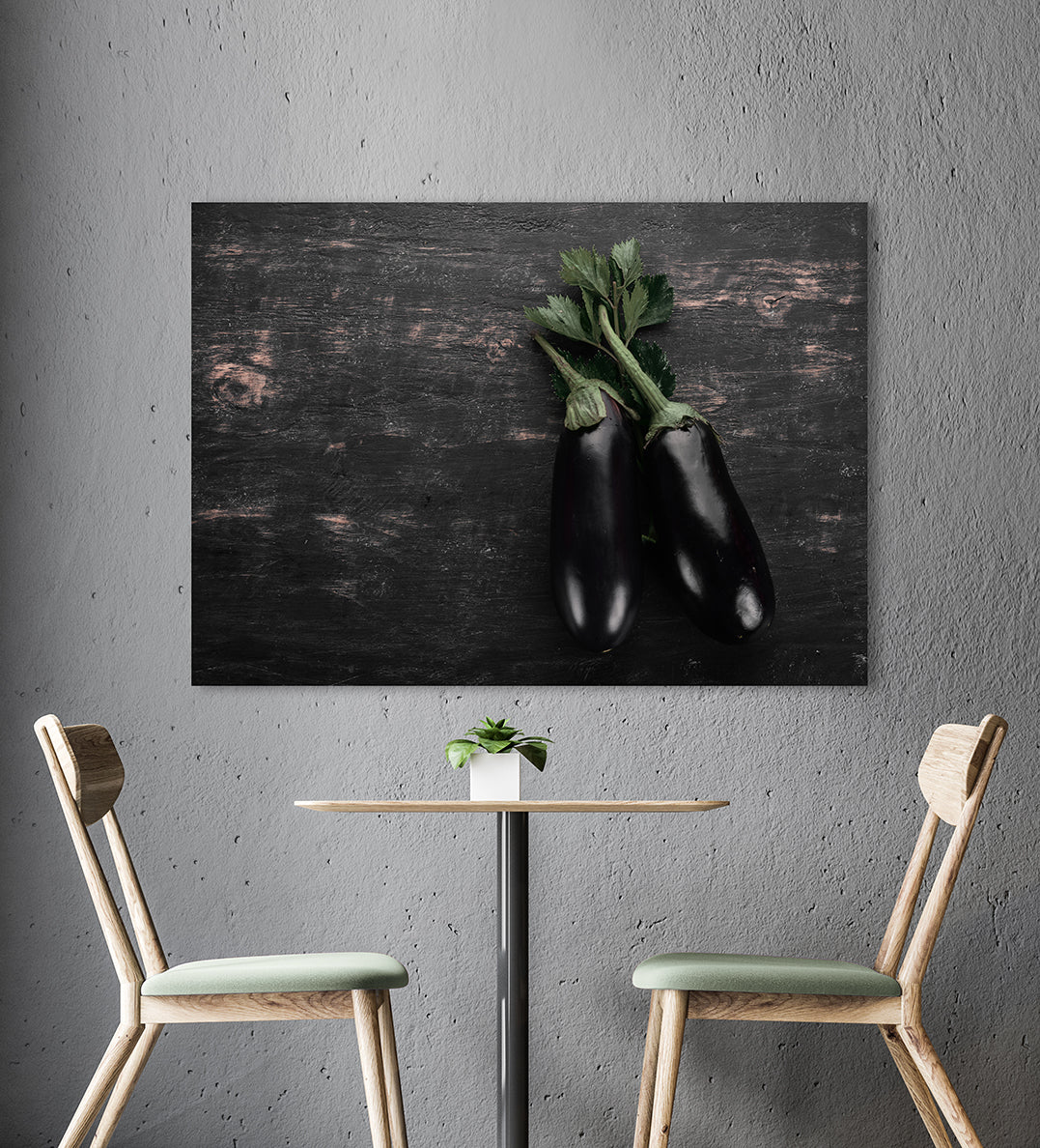 Ljuddämpande tavla - Eggplant