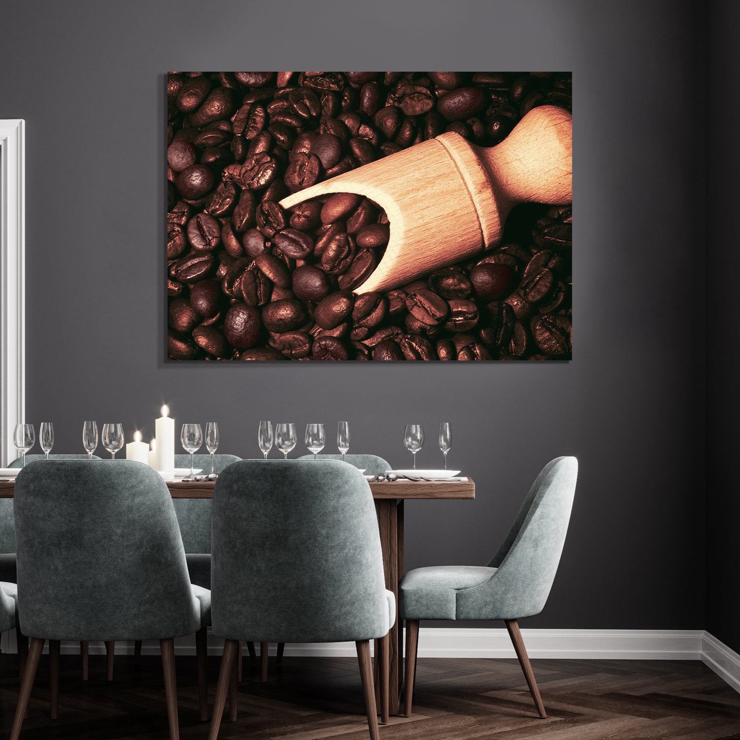 Ljuddämpande tavla - Coffee Beans