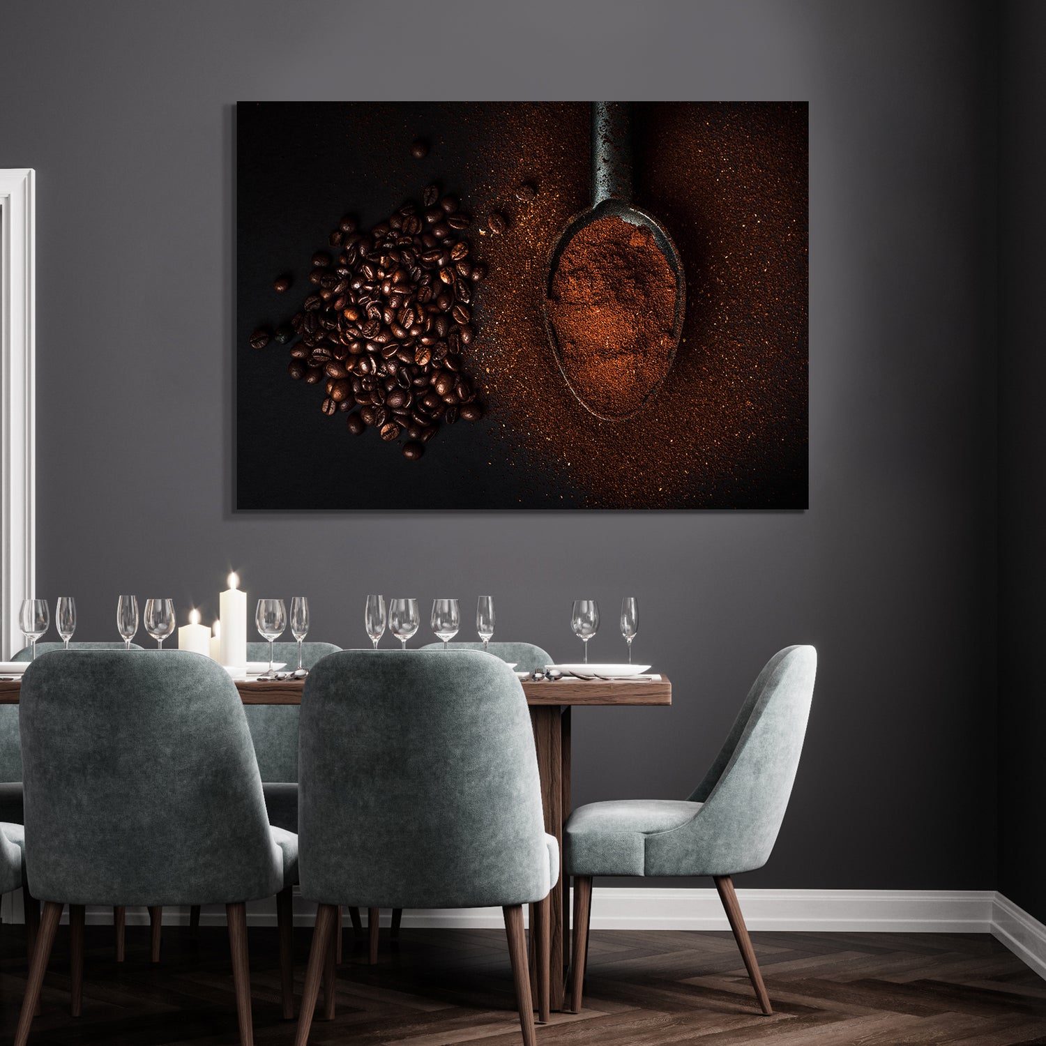 Ljuddämpande tavla - Chicchi di caffè
