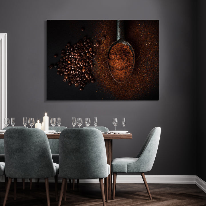 Ljuddämpande tavla - Chicchi di caffè