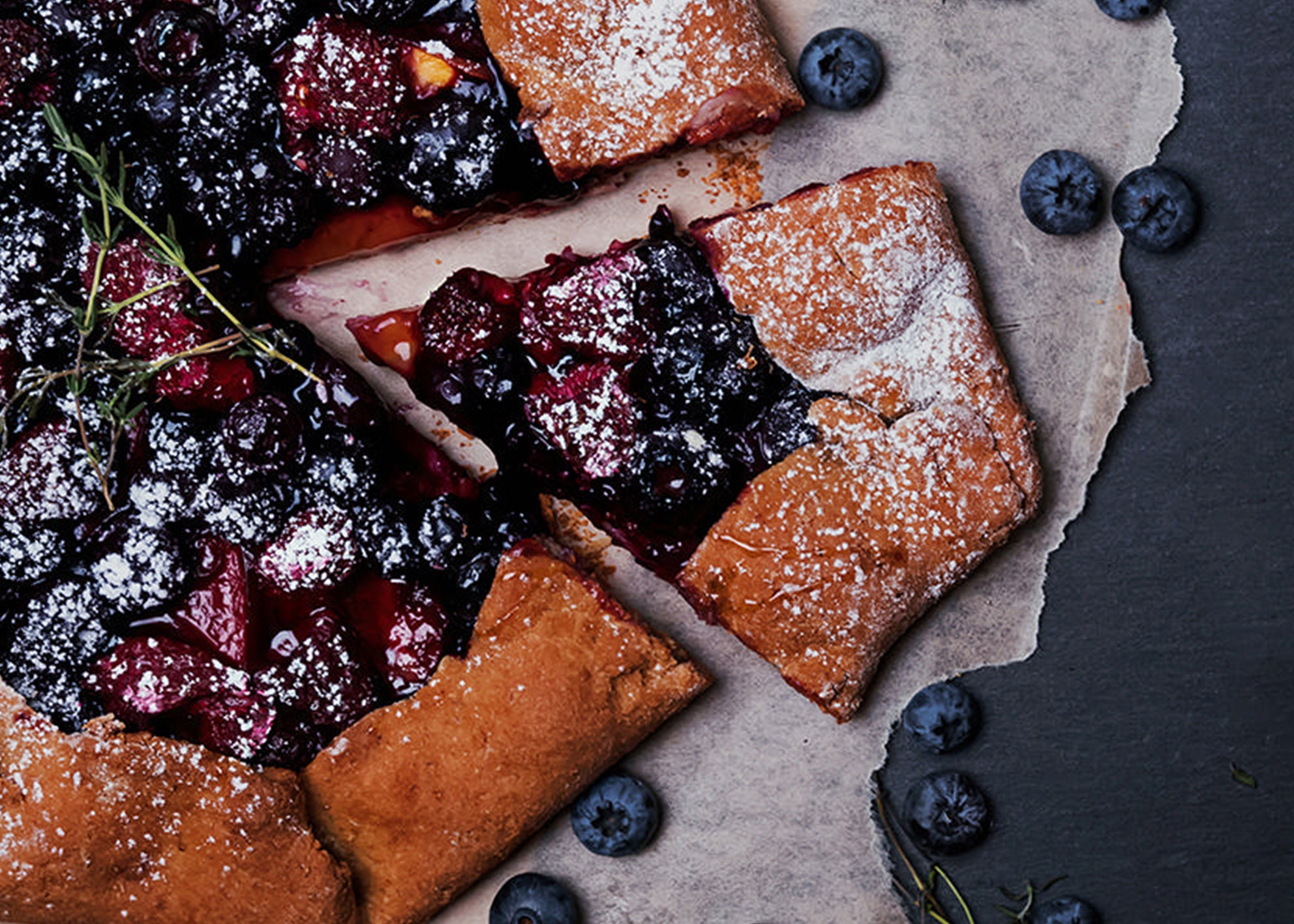 Ljuddämpande tavla - Blueberry Pie