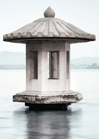 Ljuddämpande tavla - Lighthouse in the sea