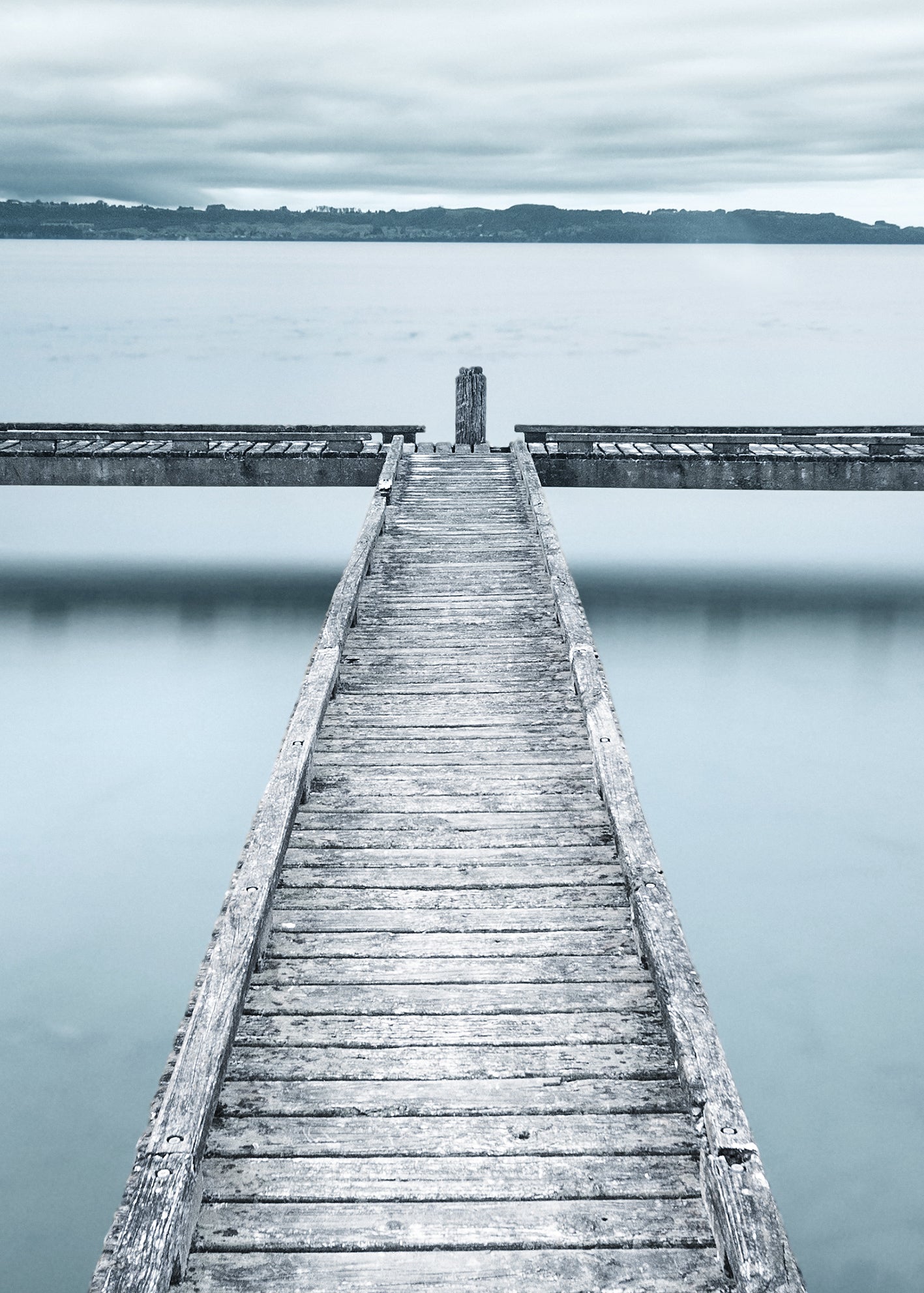 Ljuddämpande tavla - Jetty and Lake