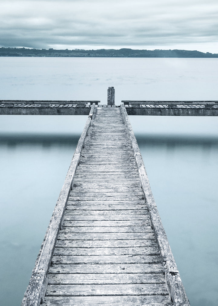 Ljuddämpande tavla - Jetty and Lake