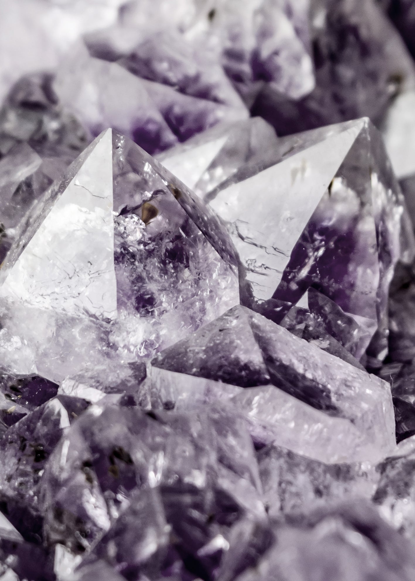 Ljuddämpande tavla - Pruple Crystal