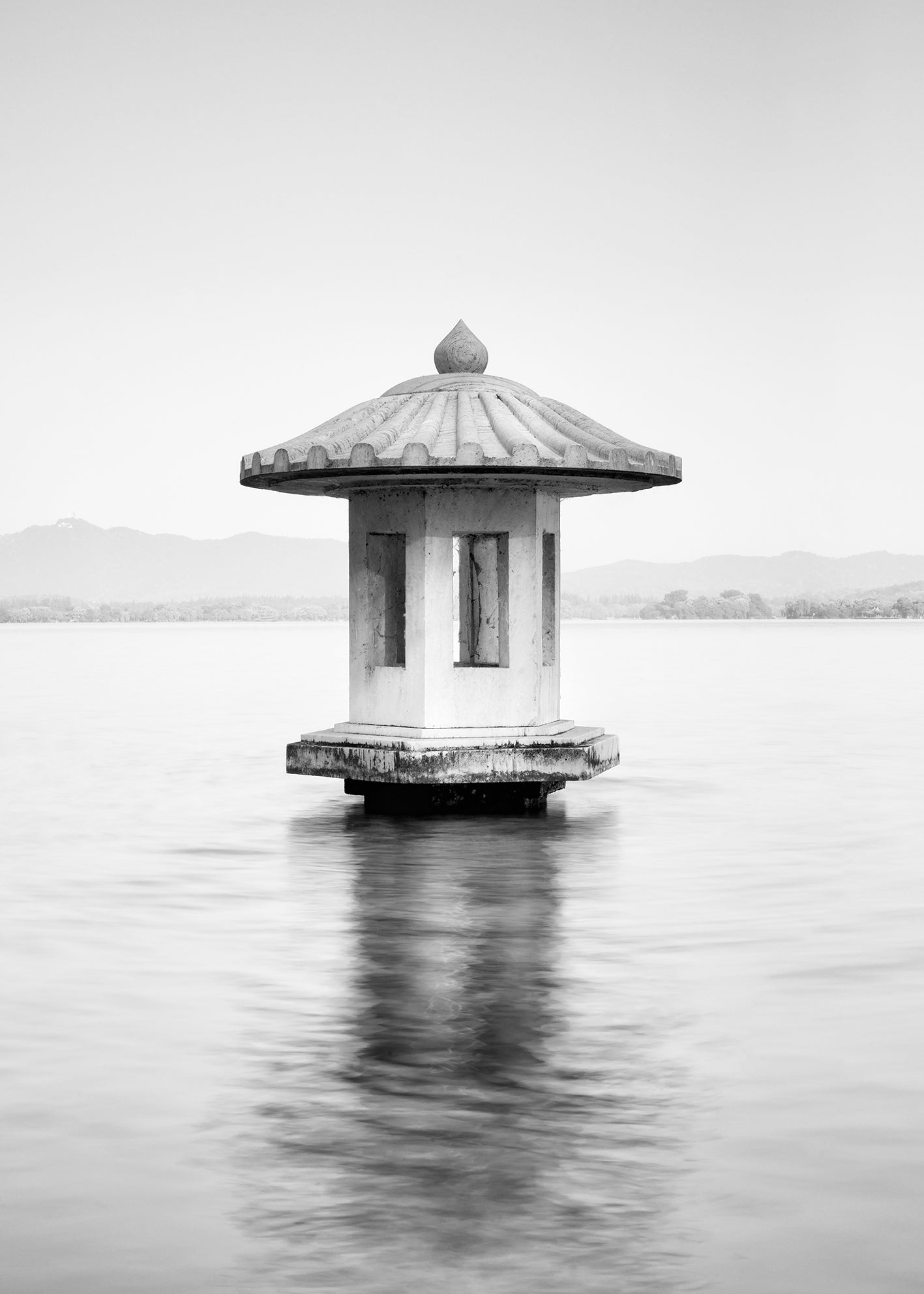 Ljuddämpande tavla - Stone Lantern