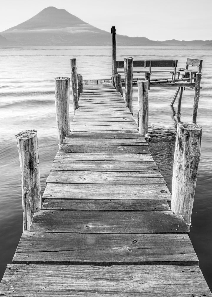 Ljuddämpande tavla - Pier & Lake