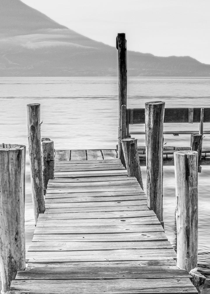 Ljuddämpande tavla - Pier & Lake