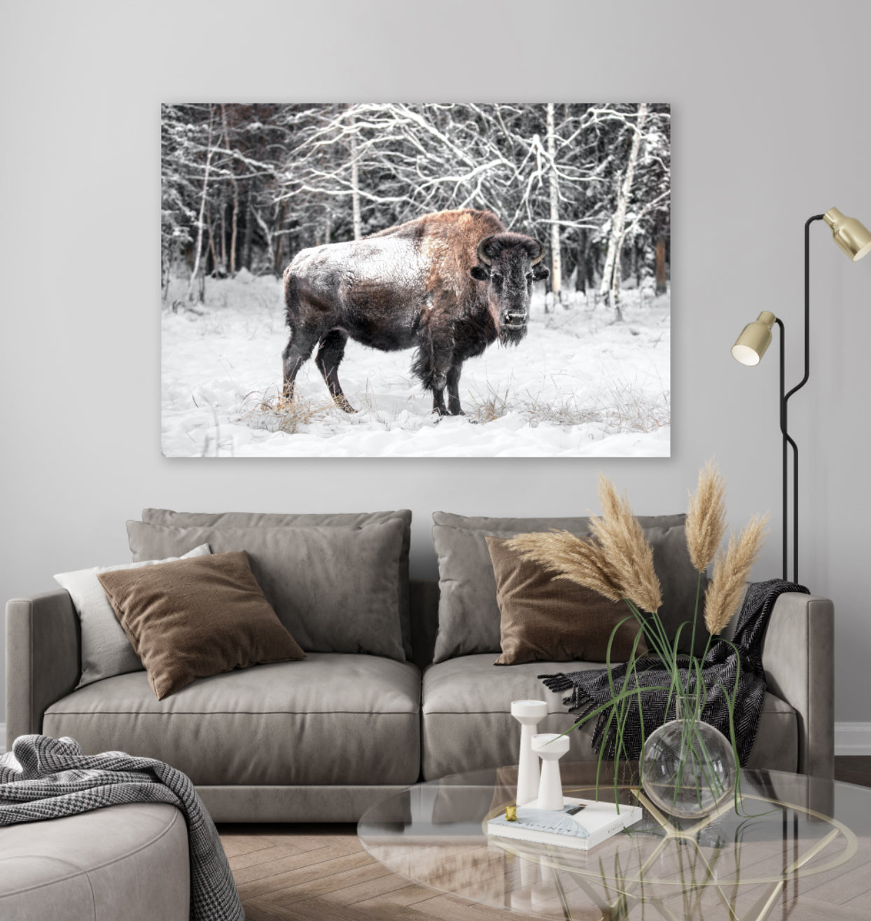 Ljuddämpande tavla - Bison