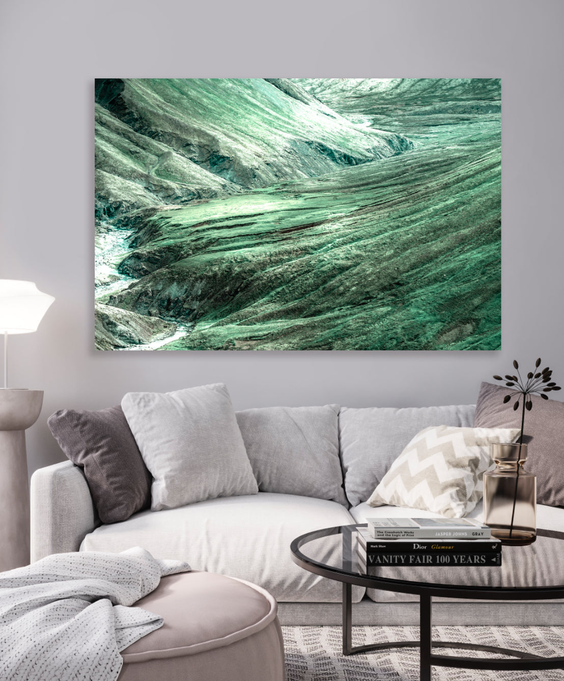 Ljuddämpande tavla - Green Valley