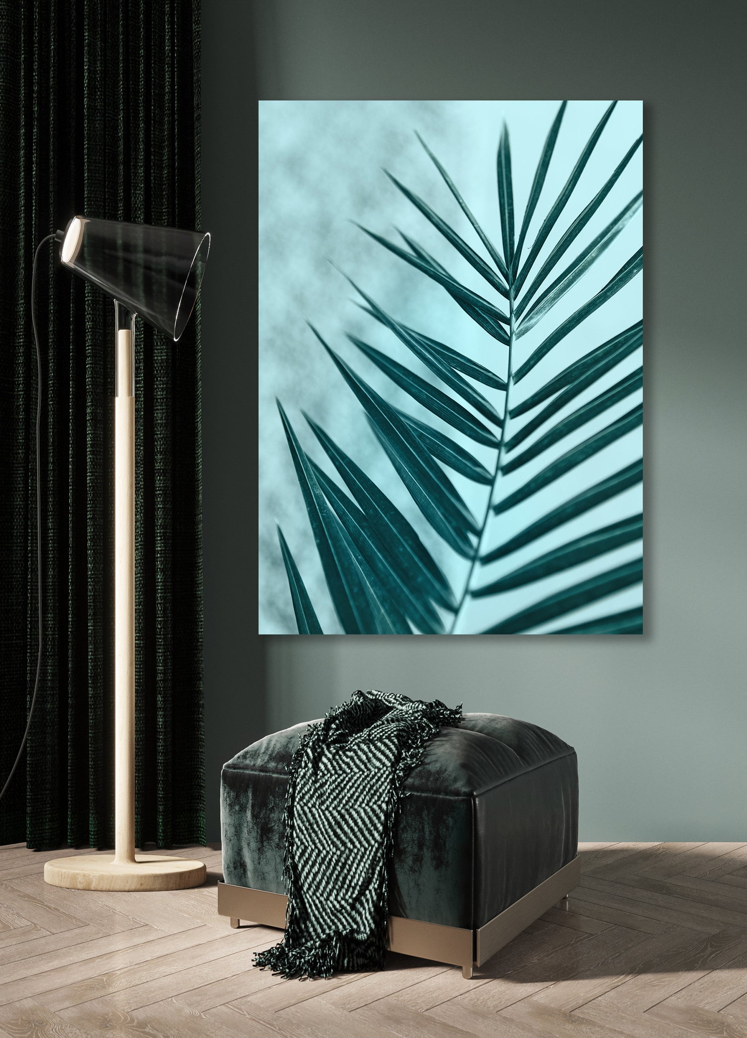 Ljuddämpande tavla - Palm