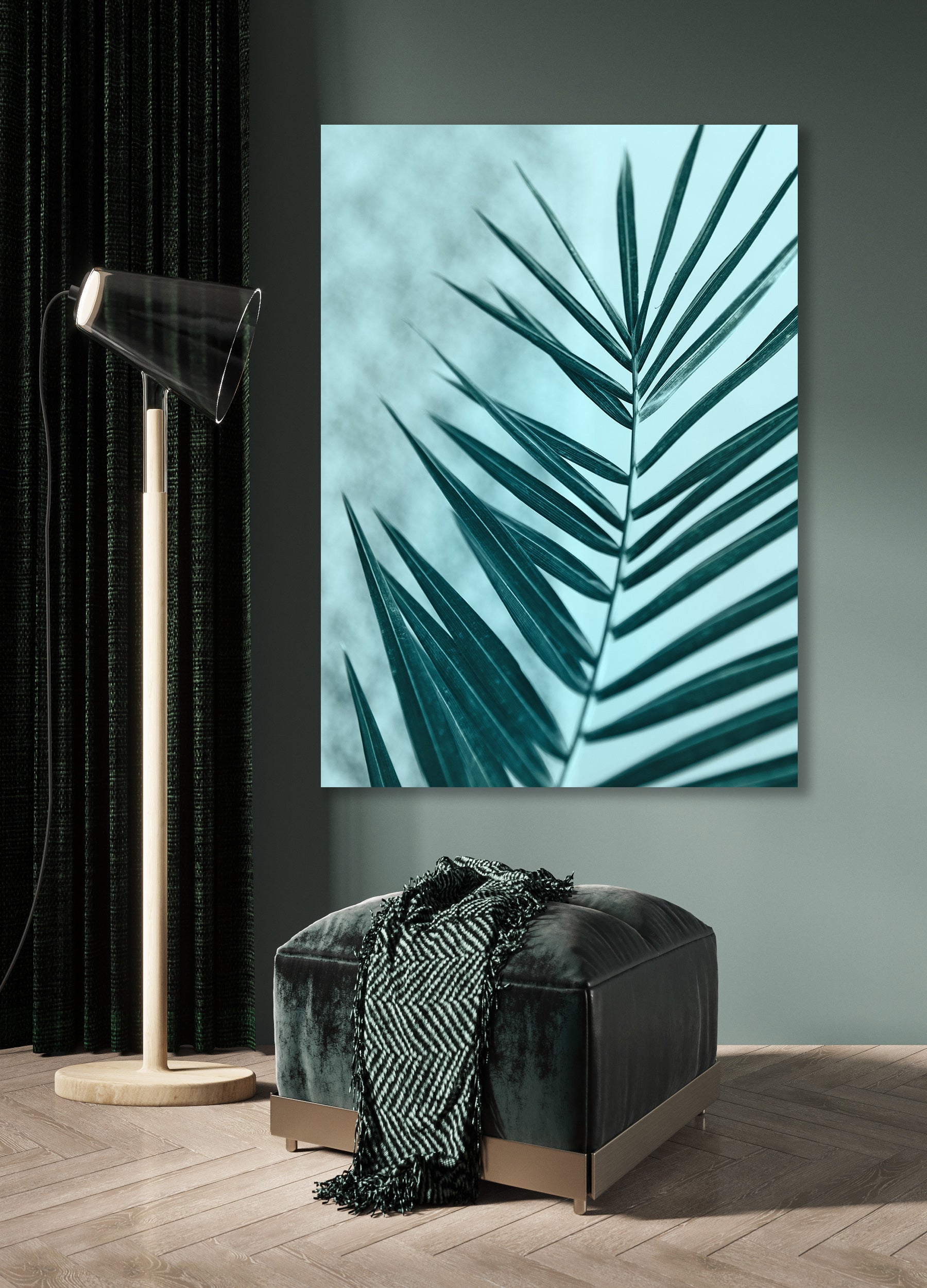 Ljuddämpande tavla - Palm